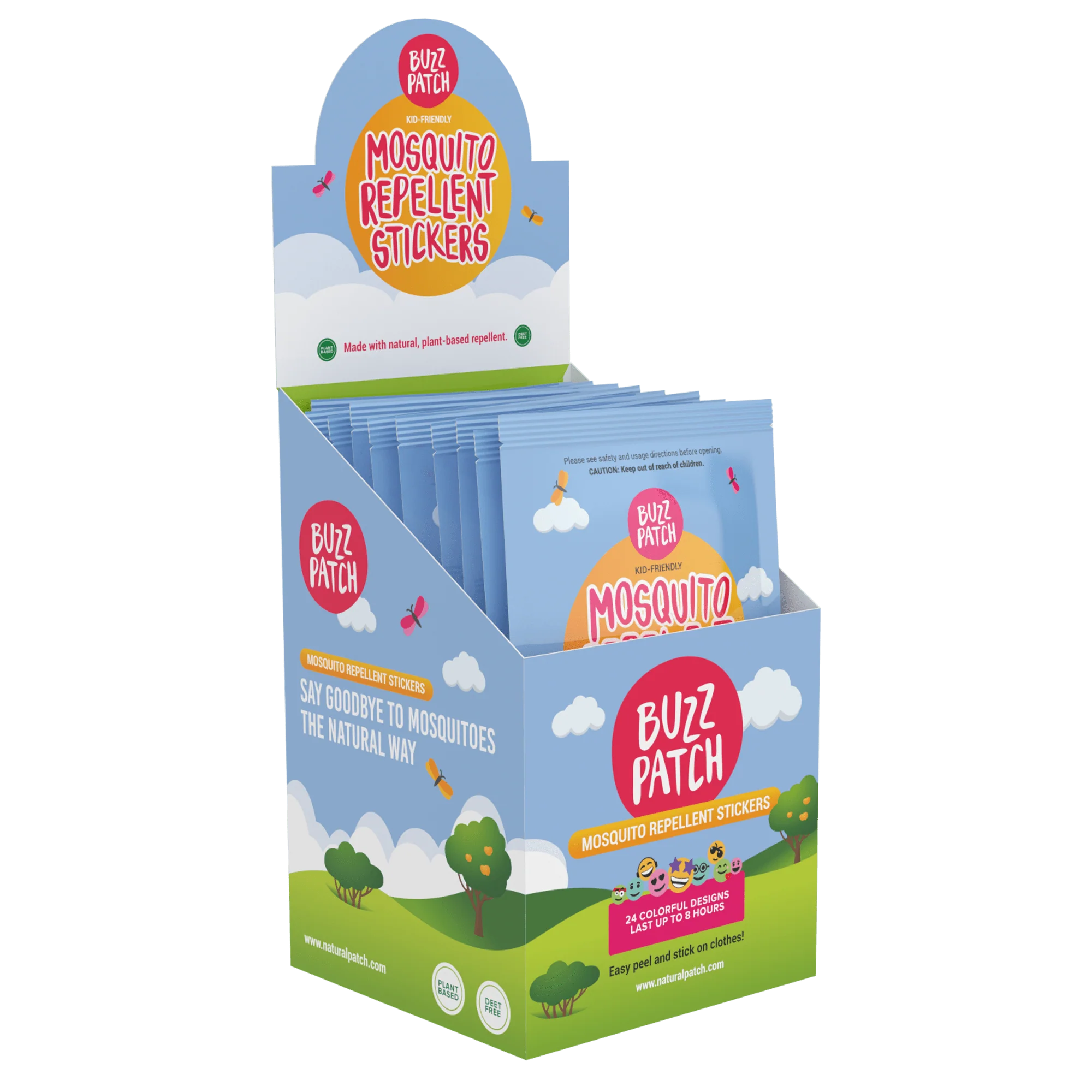 30 x BuzzPatch individual resale packets in a Retail Display Box - ANCNDA - Image 3