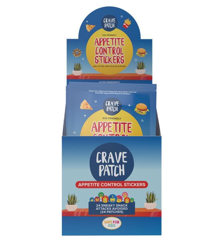 30 x CravePatch Appetite Control Stickers individual resale packets in a Retail Display Box - Image 4