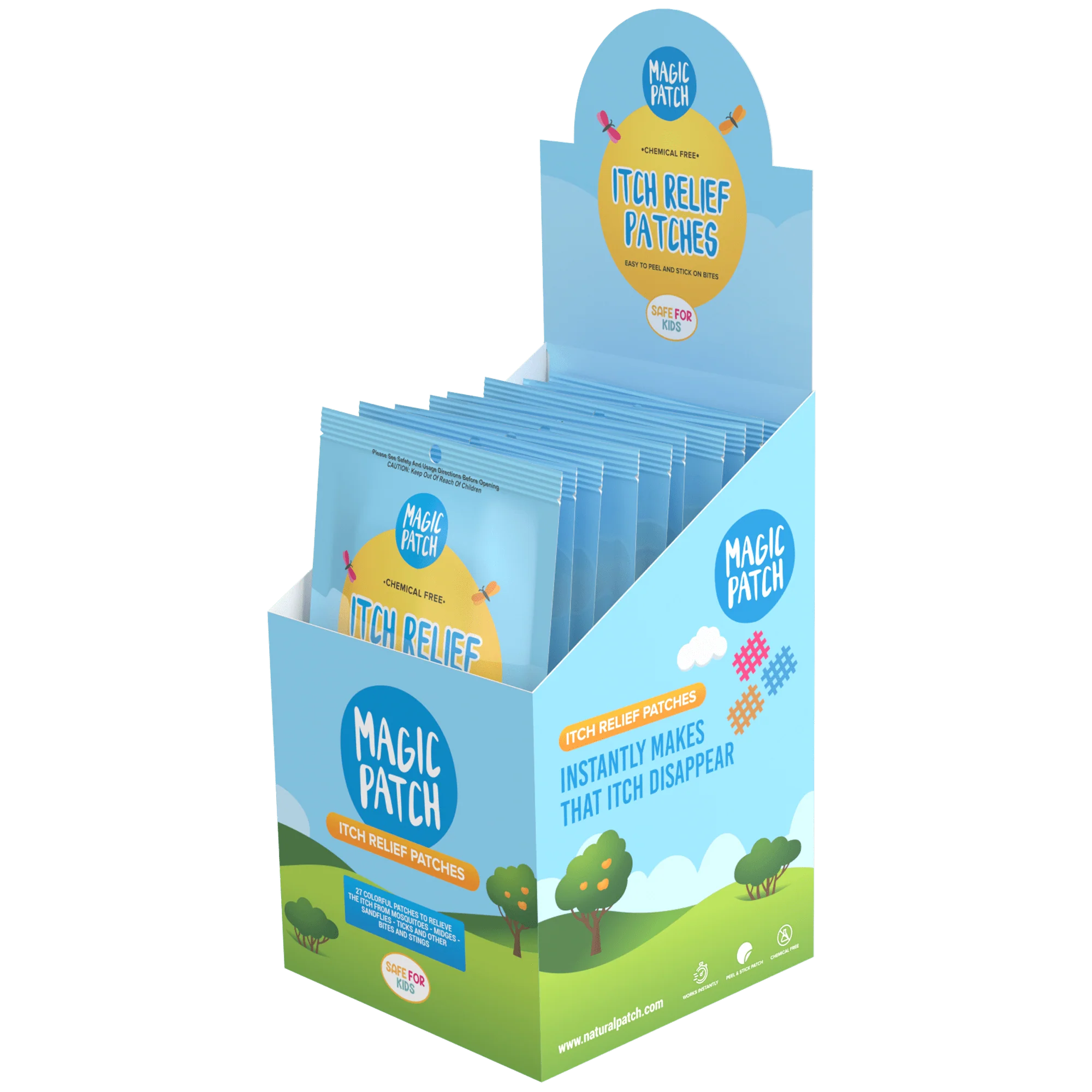 30 x MagicPatch individual resale packs in a Retail Display Box - AU
