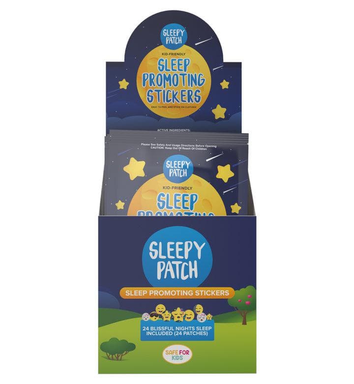 30 x SleepyPatch Sleep Promoting Stickers individual resale packets in a Retail Display Box - Image 5