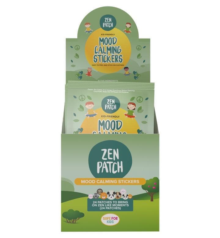 30 x ZenPatch Mood Calming Stickers individual resale packets in a Retail Display Box - AU - Image 4