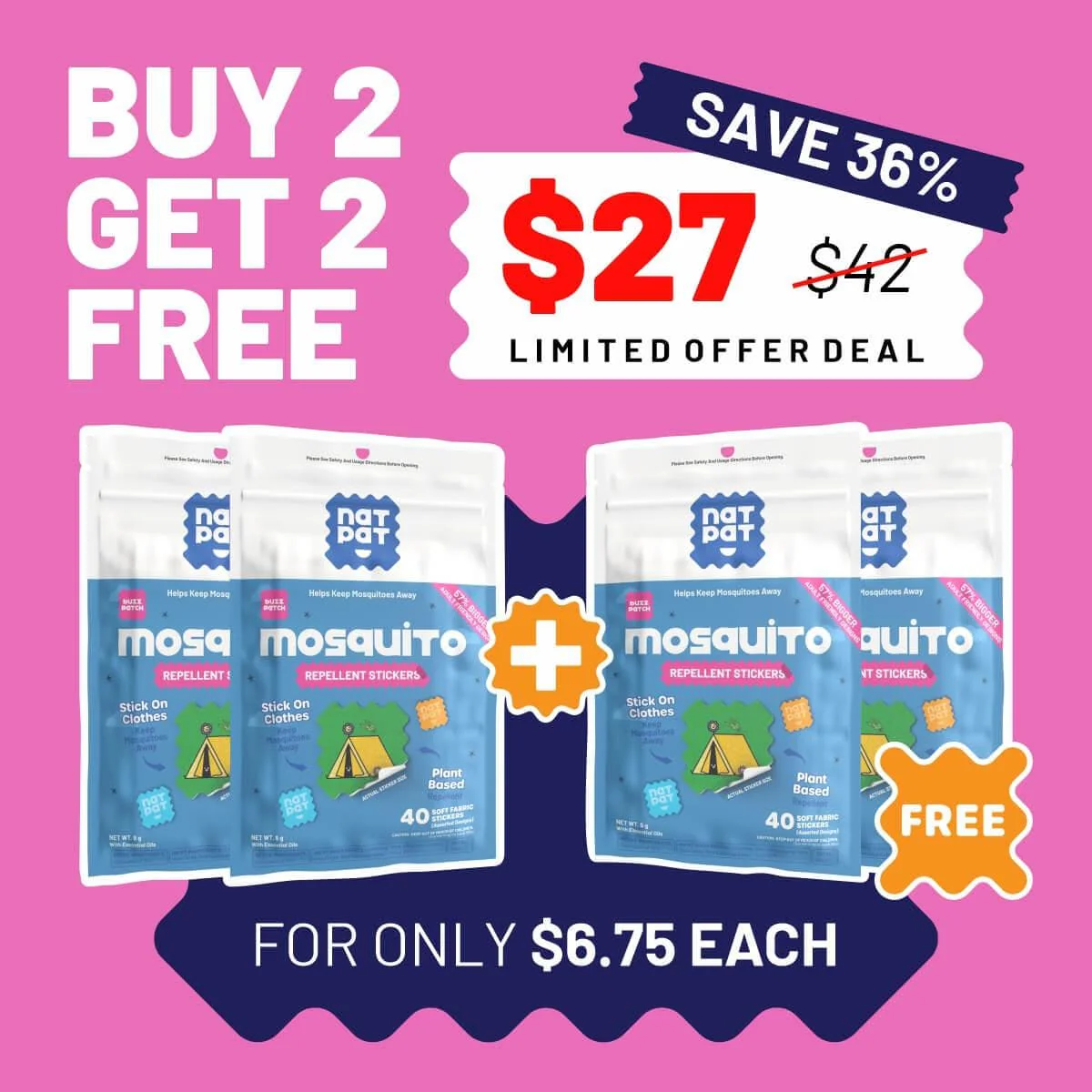 BuzzPatch - Mosquito Patches For Adults (Exclusive Offer) - Image 3