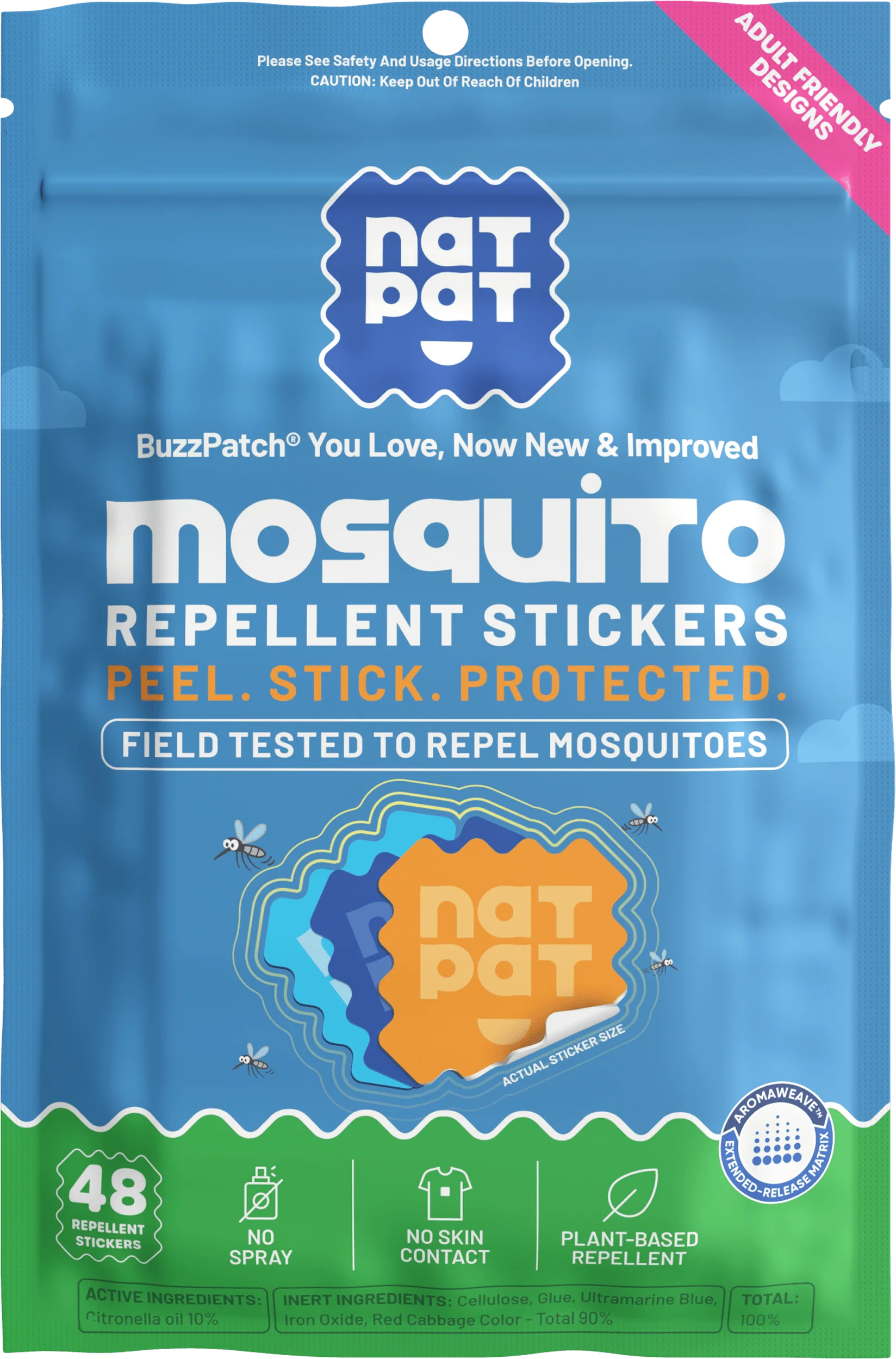 Mosquito Stickers for Adults - Image 2