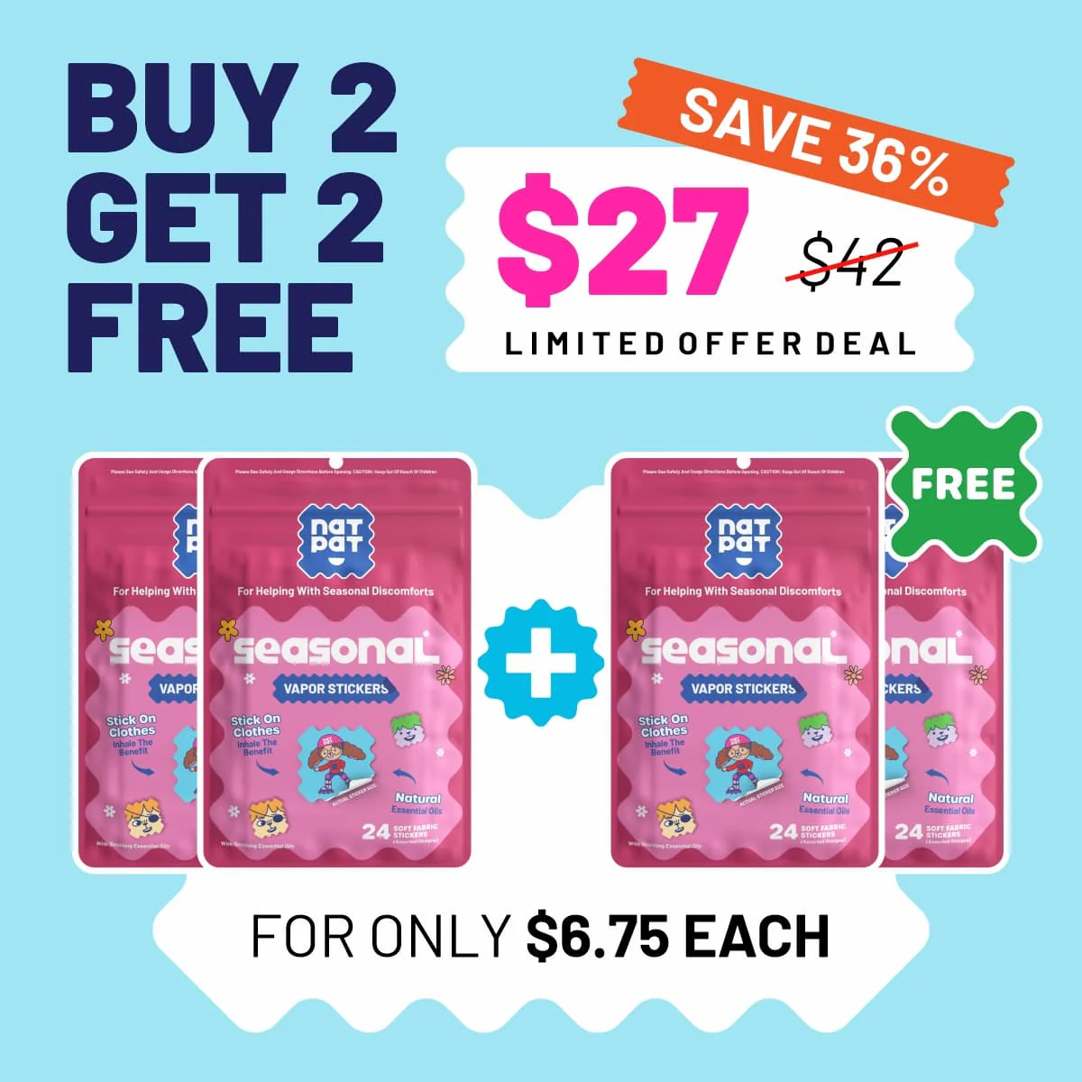 Allergy Relief Stickers (Exclusive Offer) - Image 3