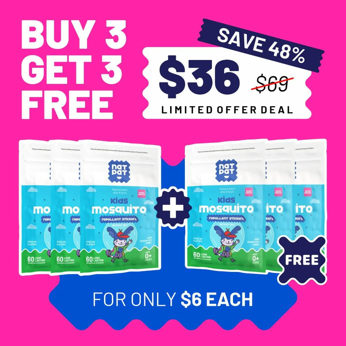 BuzzPatch - Mosquito Patches For Kids (Exclusive Offer) - Image 4