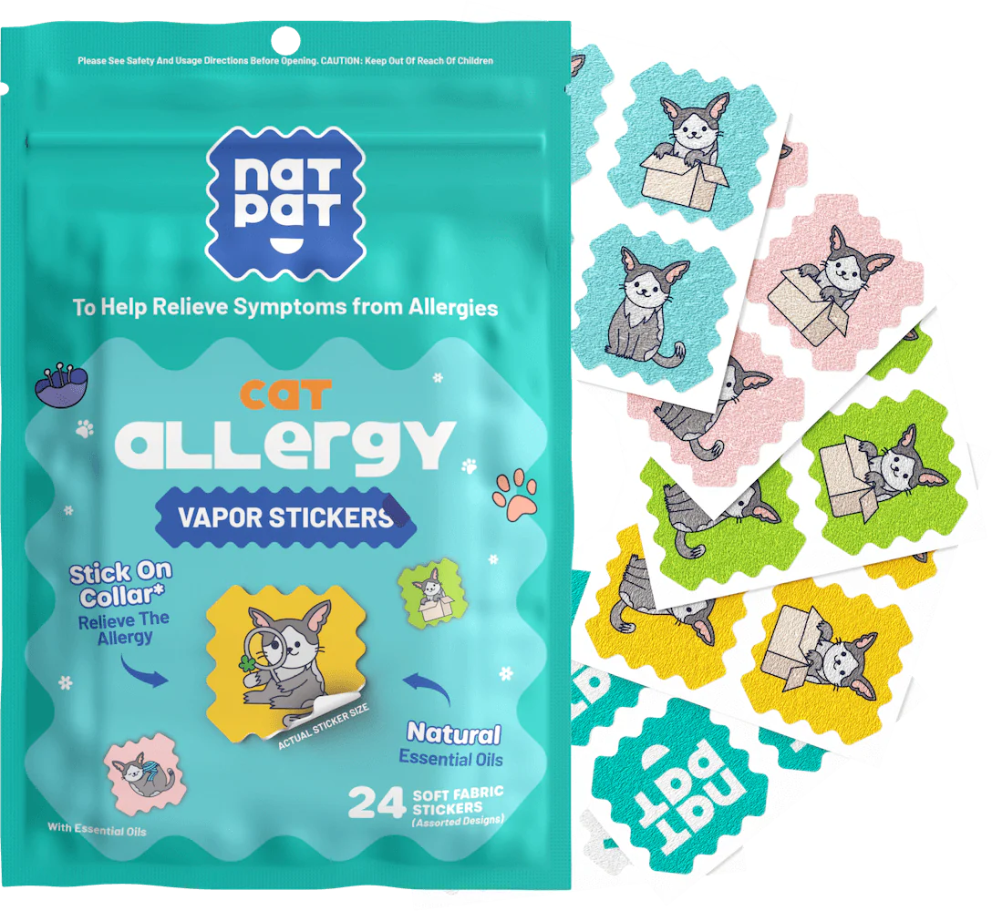 Cat Allergy Relief Vapor Stickers - Image 10