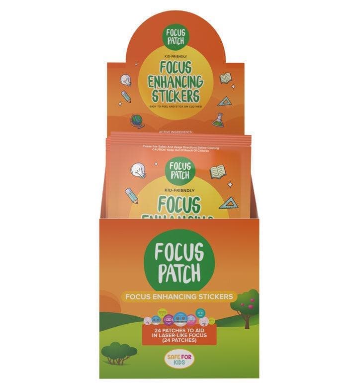 30 x FocusPatch Focus Enhancing Stickers individual resale packets in a Retail Display Box - HA NZ - Image 3