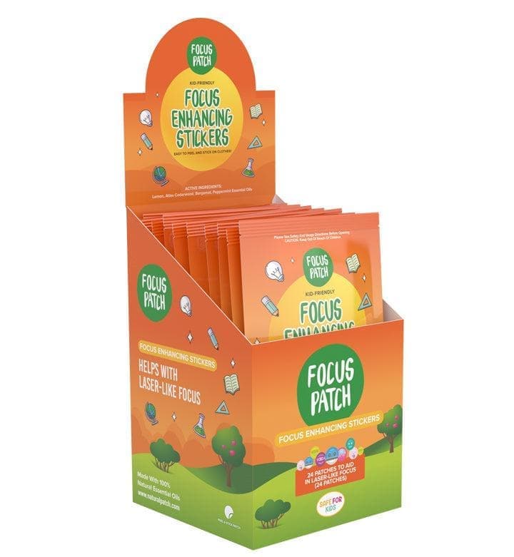 30 x FocusPatch Focus Enhancing Stickers individual resale packets in a Retail Display Box - HA NZ - Image 5