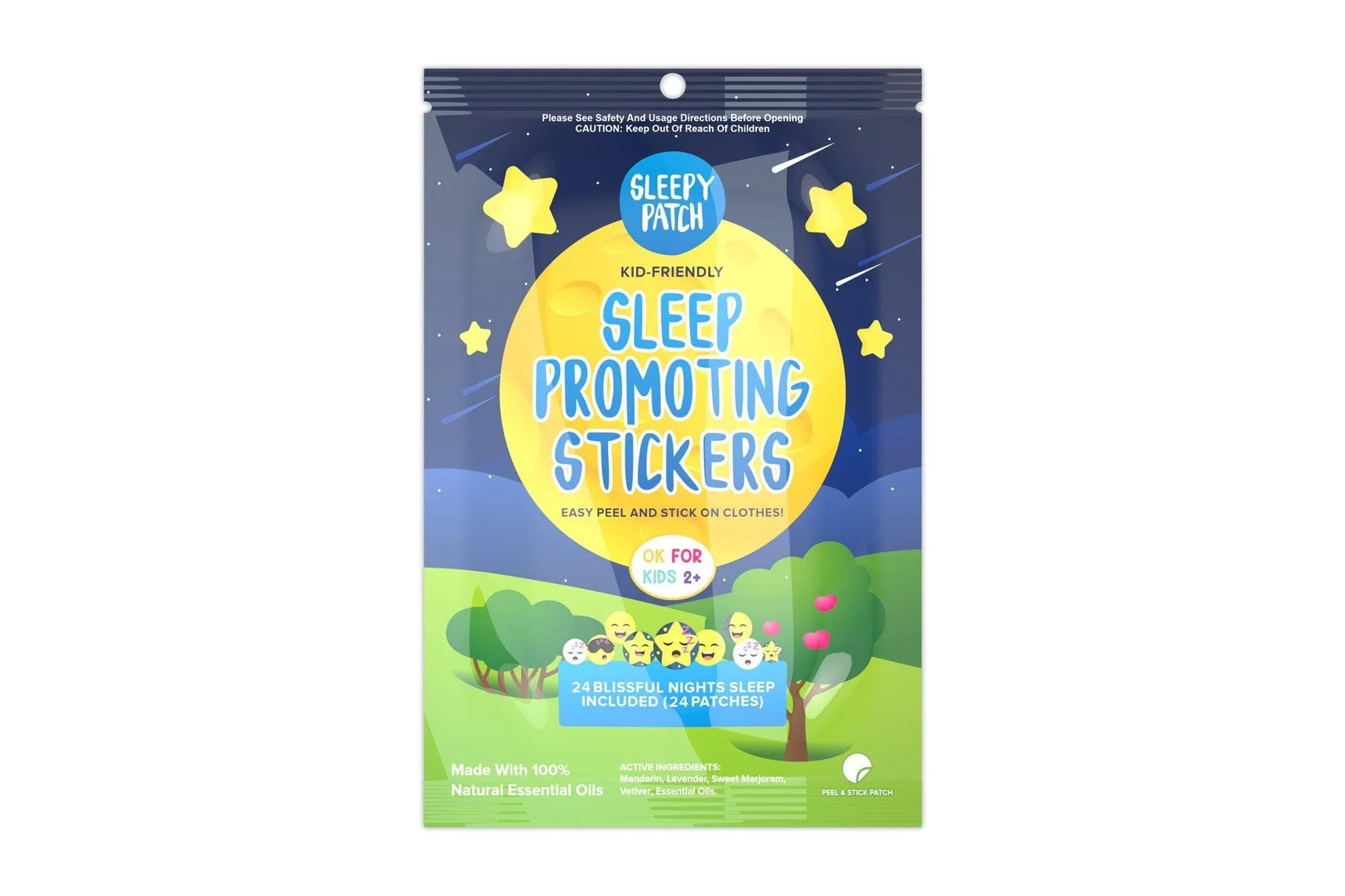 30 x SleepyPatch Sleep Promoting Stickers individual resale packets in a Retail Display Box - AU - Image 3