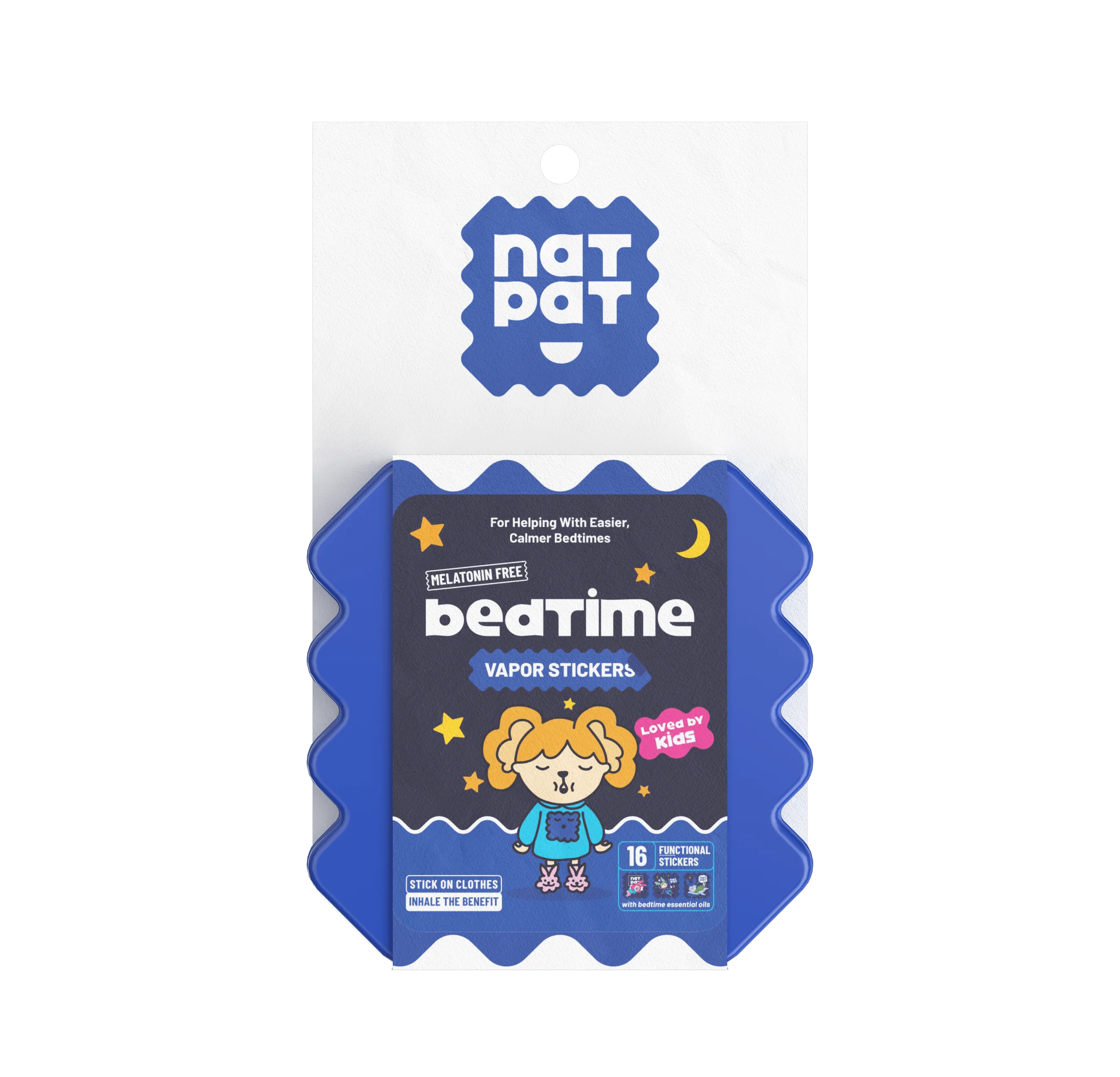 NatPat Kids Bedtime Sleep Promoting Sticker 16pk - 10 Resale Packs in a Display Box - Image 3