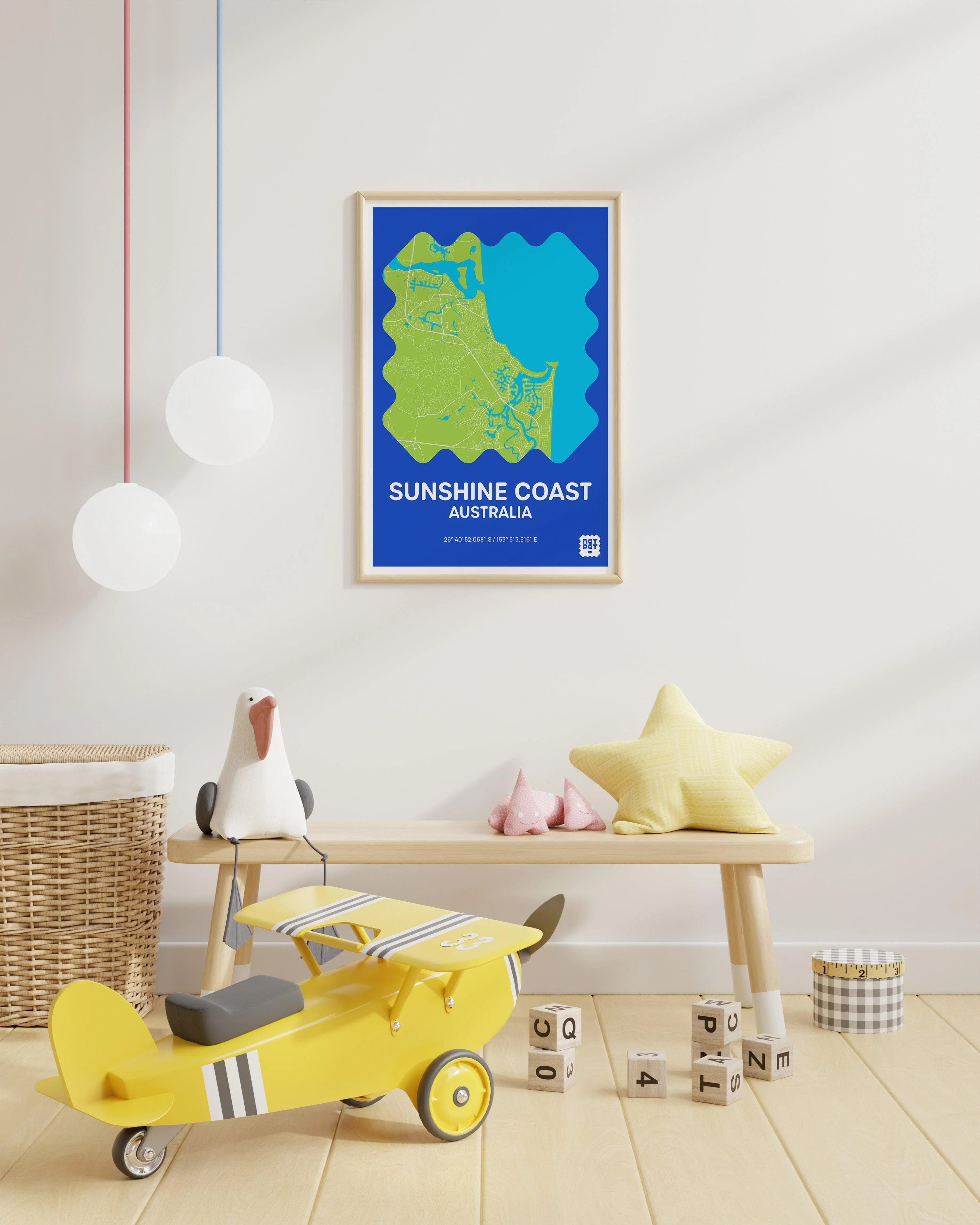 NATPAT Digital Map Art Poster - Image 2