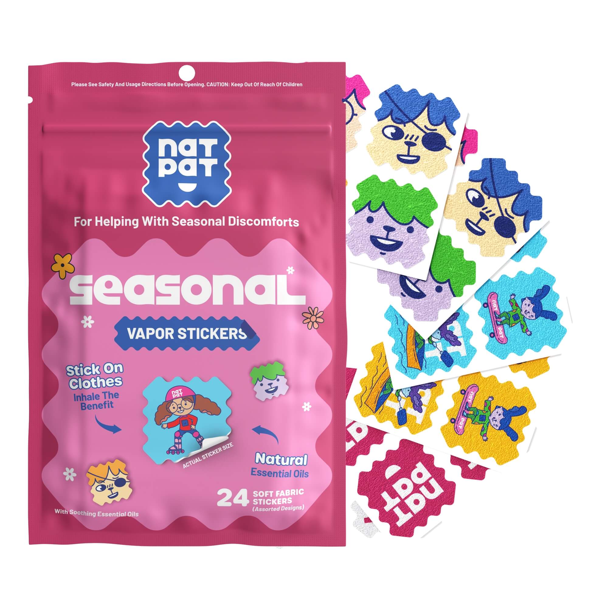 Allergy Relief Stickers-