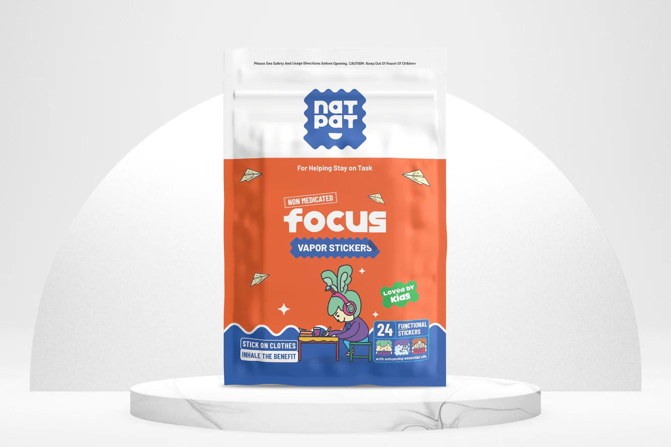 Focus Enhancing Stickers