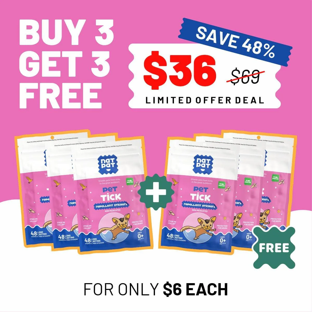 Pet Tick - Repellent Stickers (Exclusive Offer) - Image 3