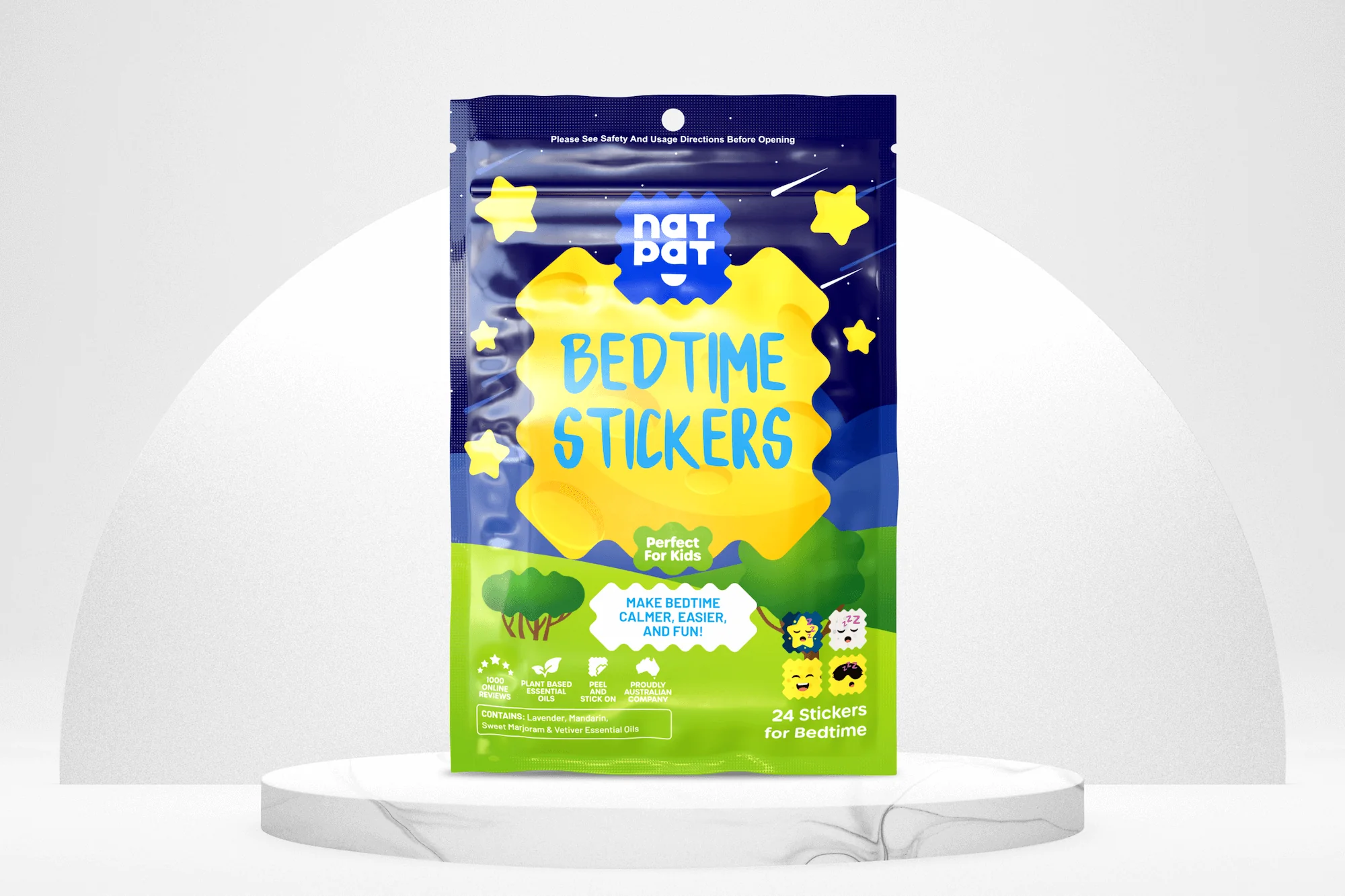 SleepyPatch - Sleep Promoting Stickers AP