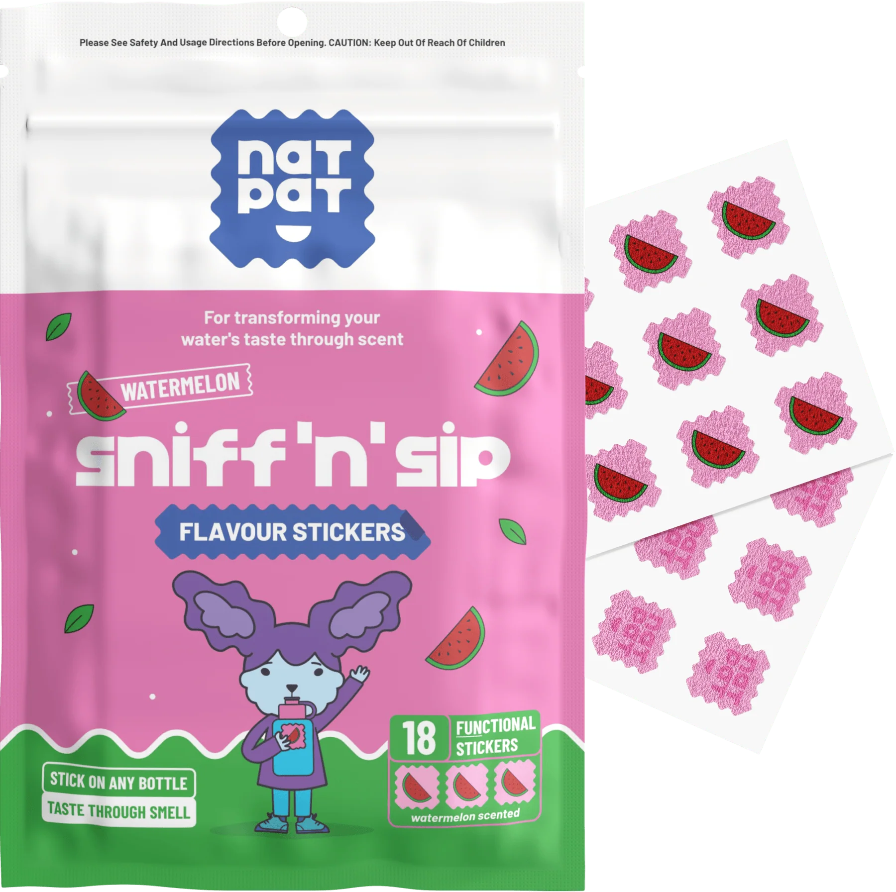 Sniff 'n' Sip Flavour Stickers