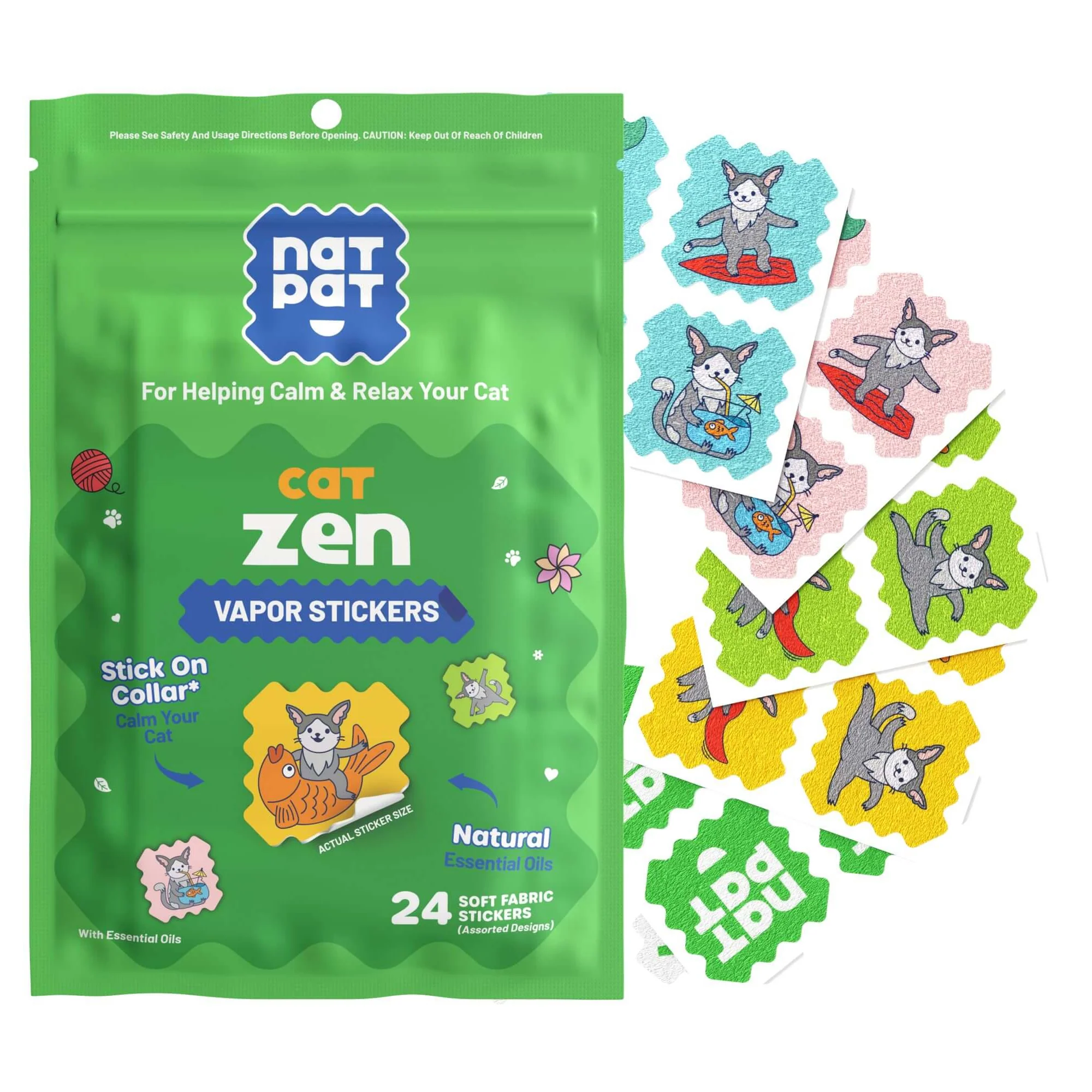 Cat Zen Stickers – Cat Stress Relief - Image 5